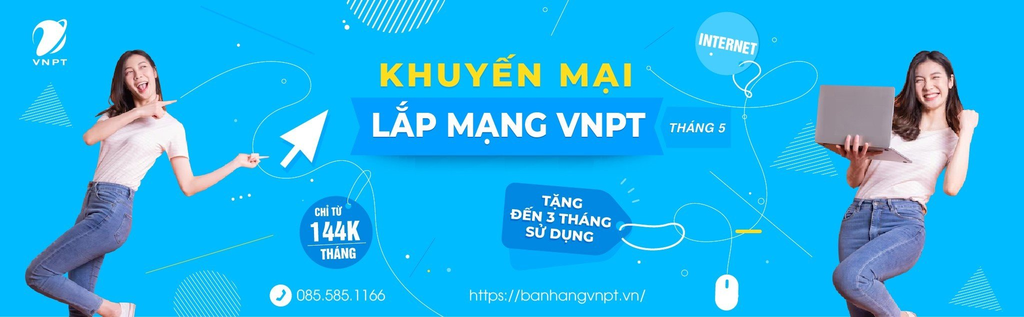 KHUYEN MAI LAP MANG VNPT THANG 5