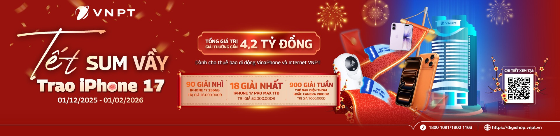 TẾT SUM VẦY - TRAO IPHONE 17