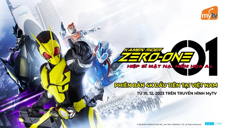 Kamen Rider Zero-One Lên Sóng MyTV với Chất Lượng 4K