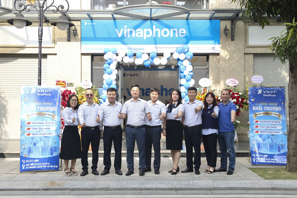 VNPT Hà Nội khai trương cửa hàng giao dịch tại Vinhome Ocean Park