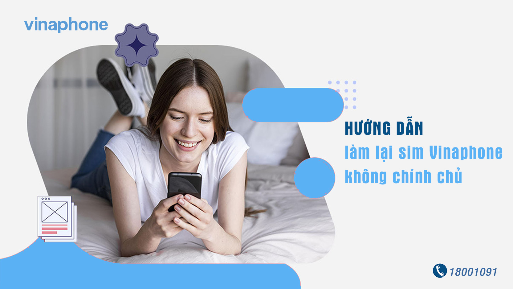 Hướng dẫn làm lại sim Vinaphone không chính chủ