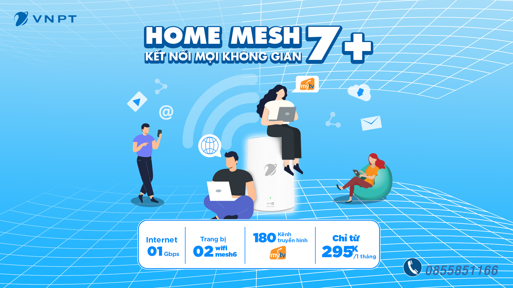 Gói Internet truyền hình VNPT Home Net 7