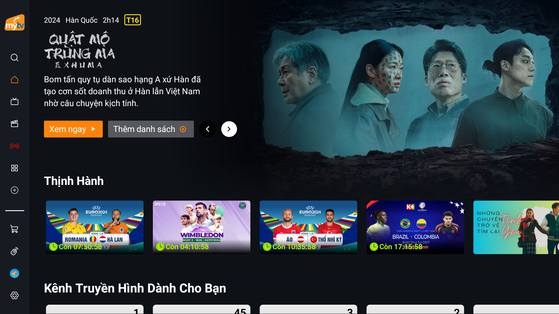 Ứng dụng MyTV giảm giá 50% cho khách hàng trên toàn quốc