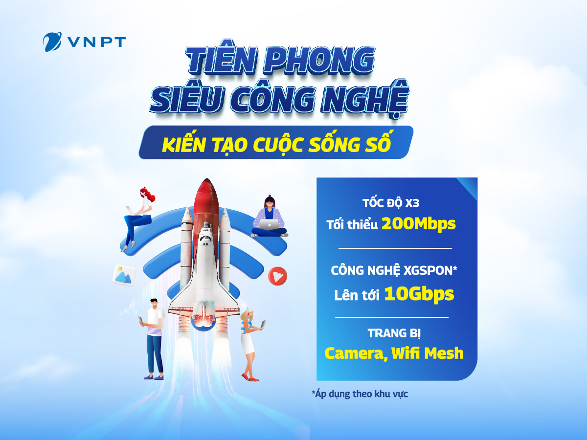 VNPT nâng tốc độ Internet hơn 3 lần – giá không đổi