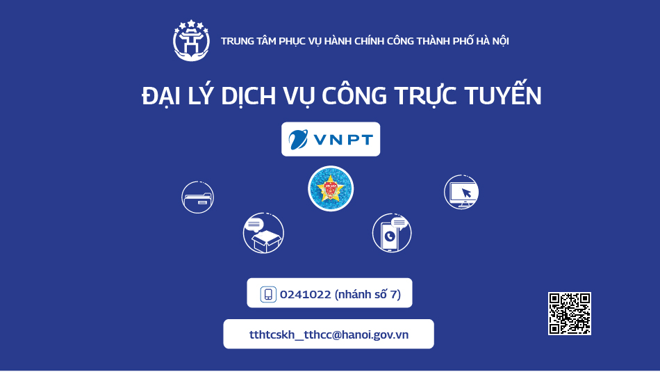 50 Cửa hàng VNPT tại Hà Nội chính thức trở thành Đại lý dịch vụ công trực tuyến