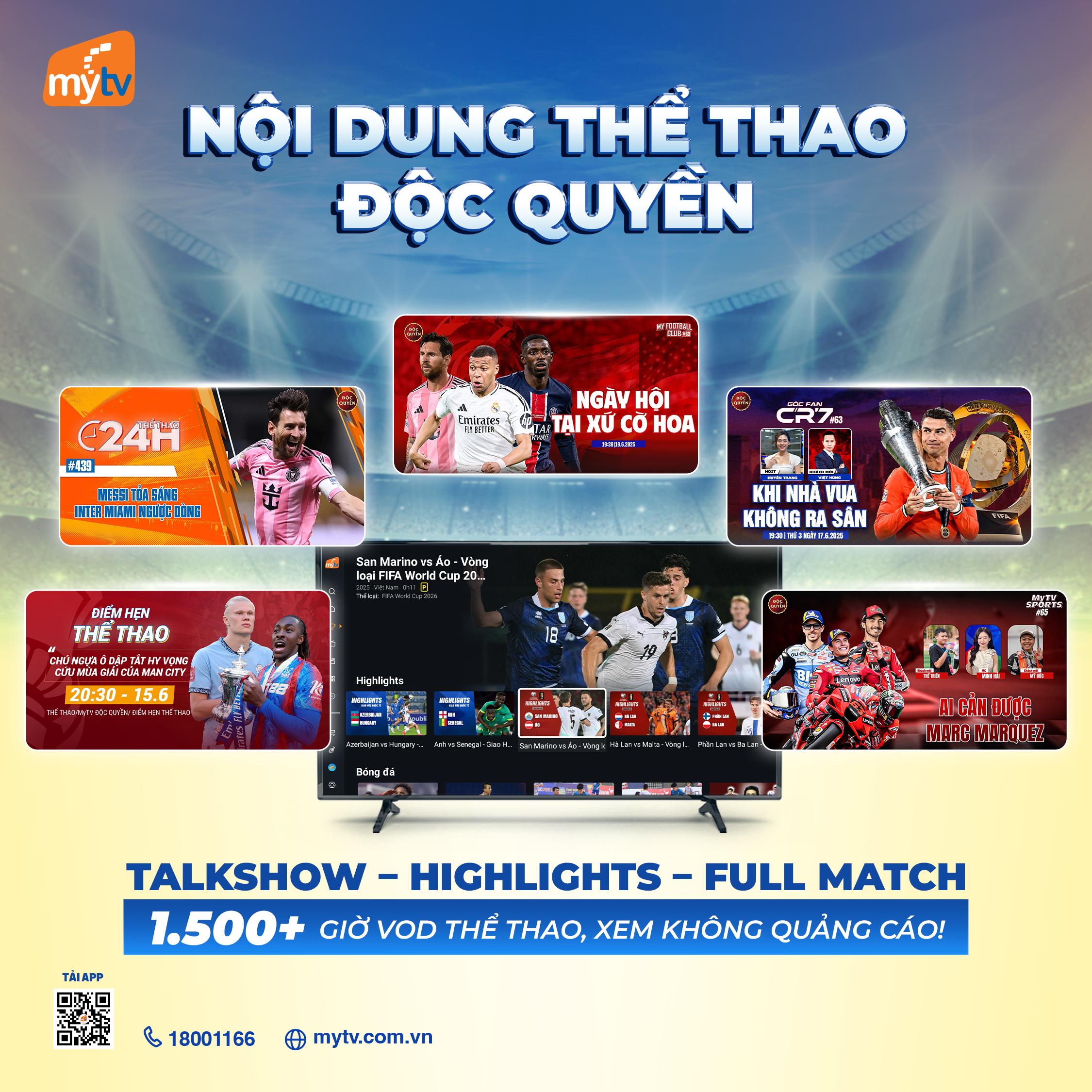 SVIP – Gói cước truyền hình MyTV đỉnh cao dành cho fan thể thao đích thực