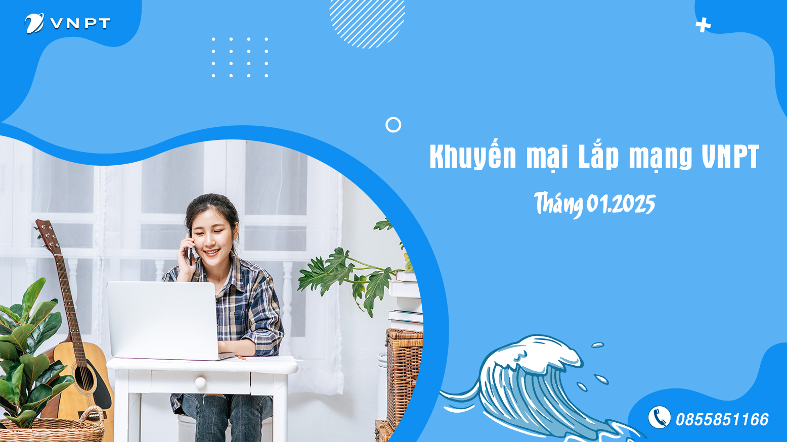 Khuyến mại lắp mạng VNPT tháng 1.2025