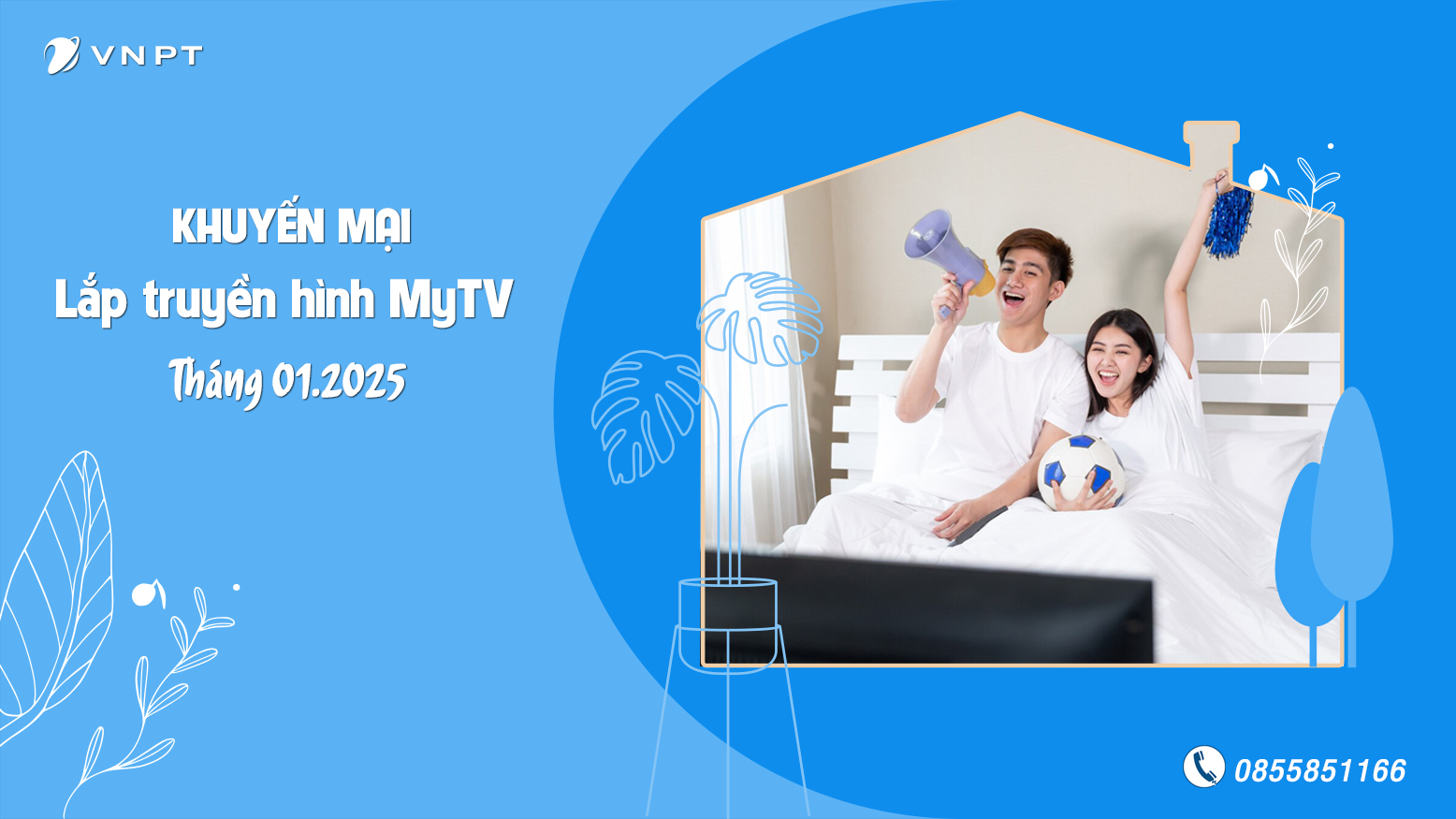 Khuyến mại lắp truyền hình myTV tháng 1.2025