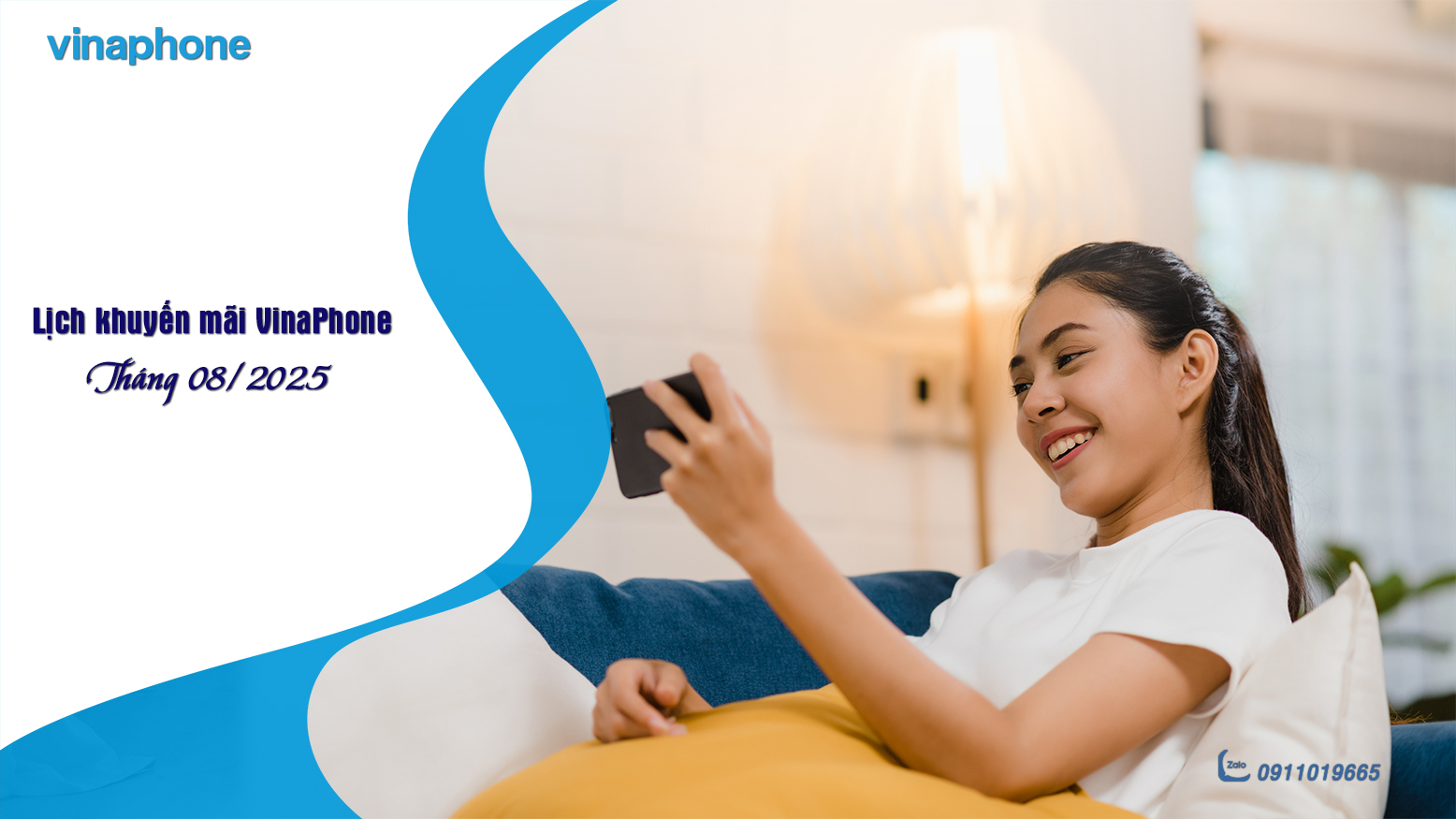 VinaPhone khuyến mại nạp thẻ tháng 8/2025