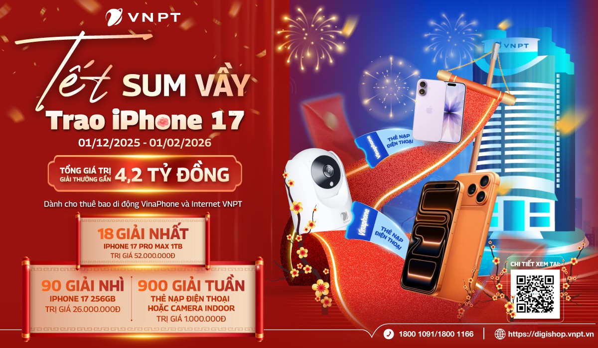 Tết sum vầy – Trao iPhone 17