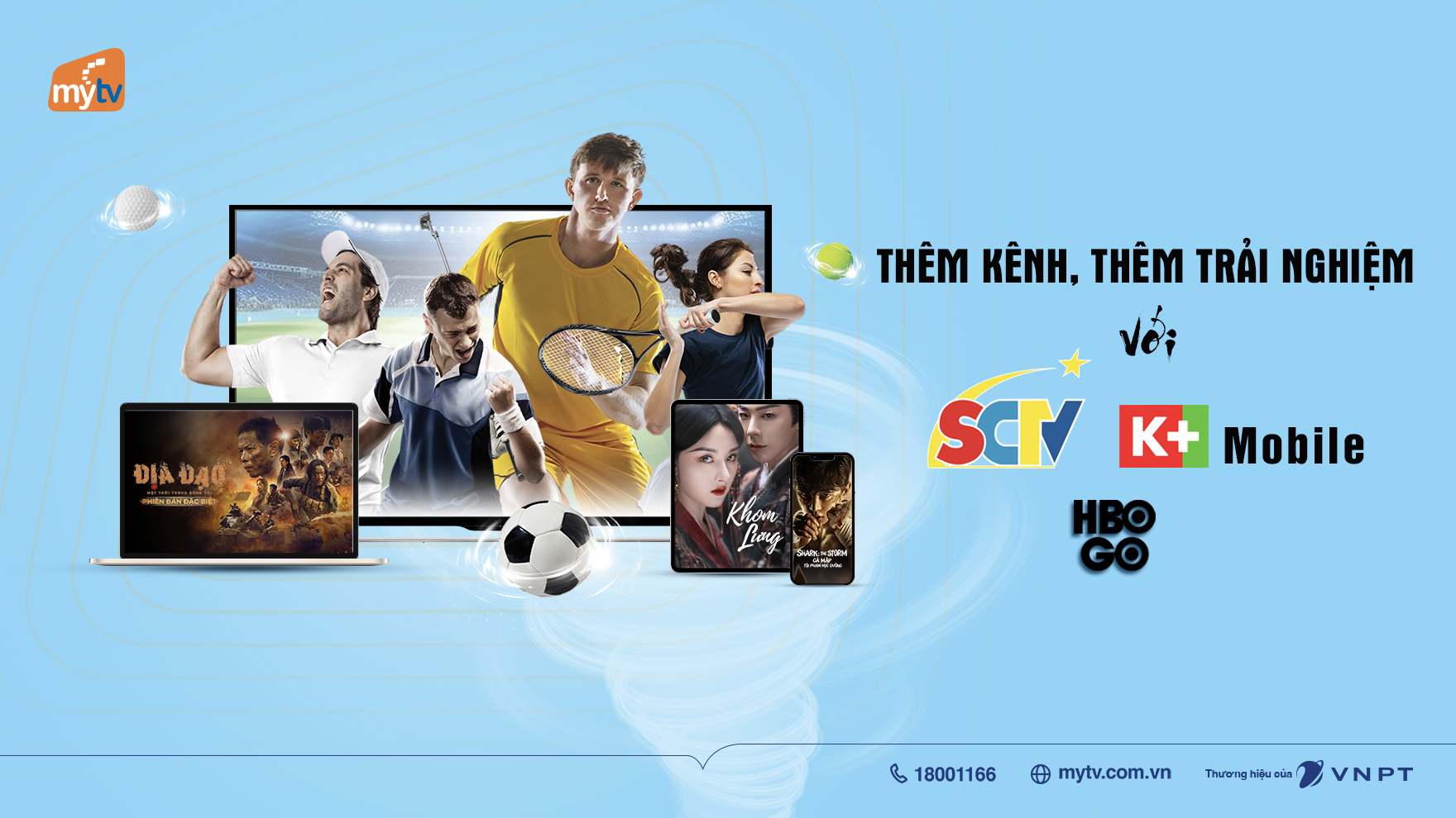 Thêm kênh, thêm trải nghiệm với gói ADDON MyTV