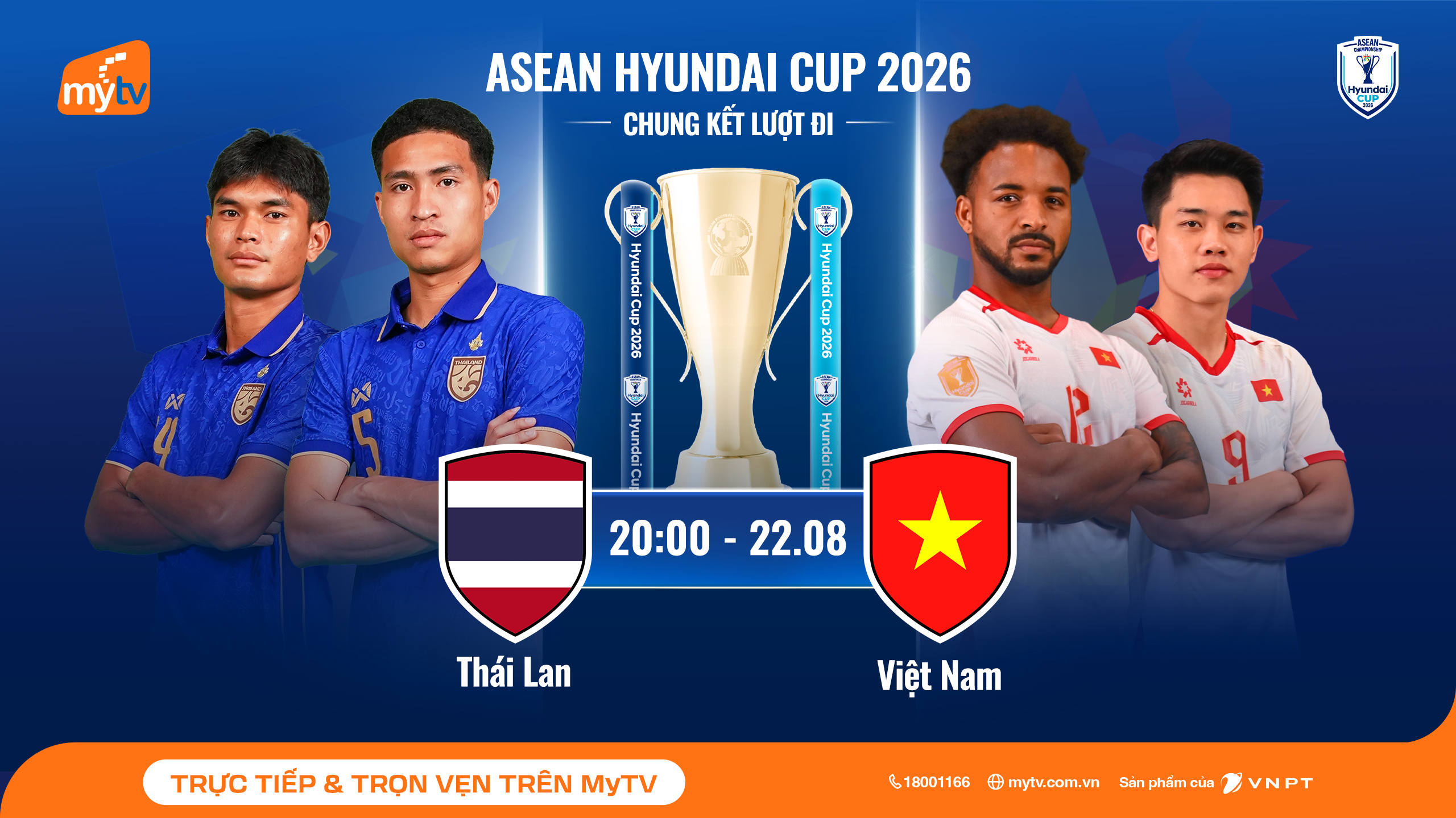Xem chung kết ASEAN Hyundai Cup 2026 trên MyTV
