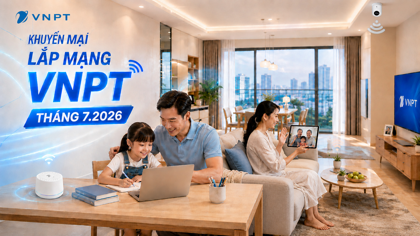 Khuyến mại lắp mạng Internet VNPT tháng 7/2026