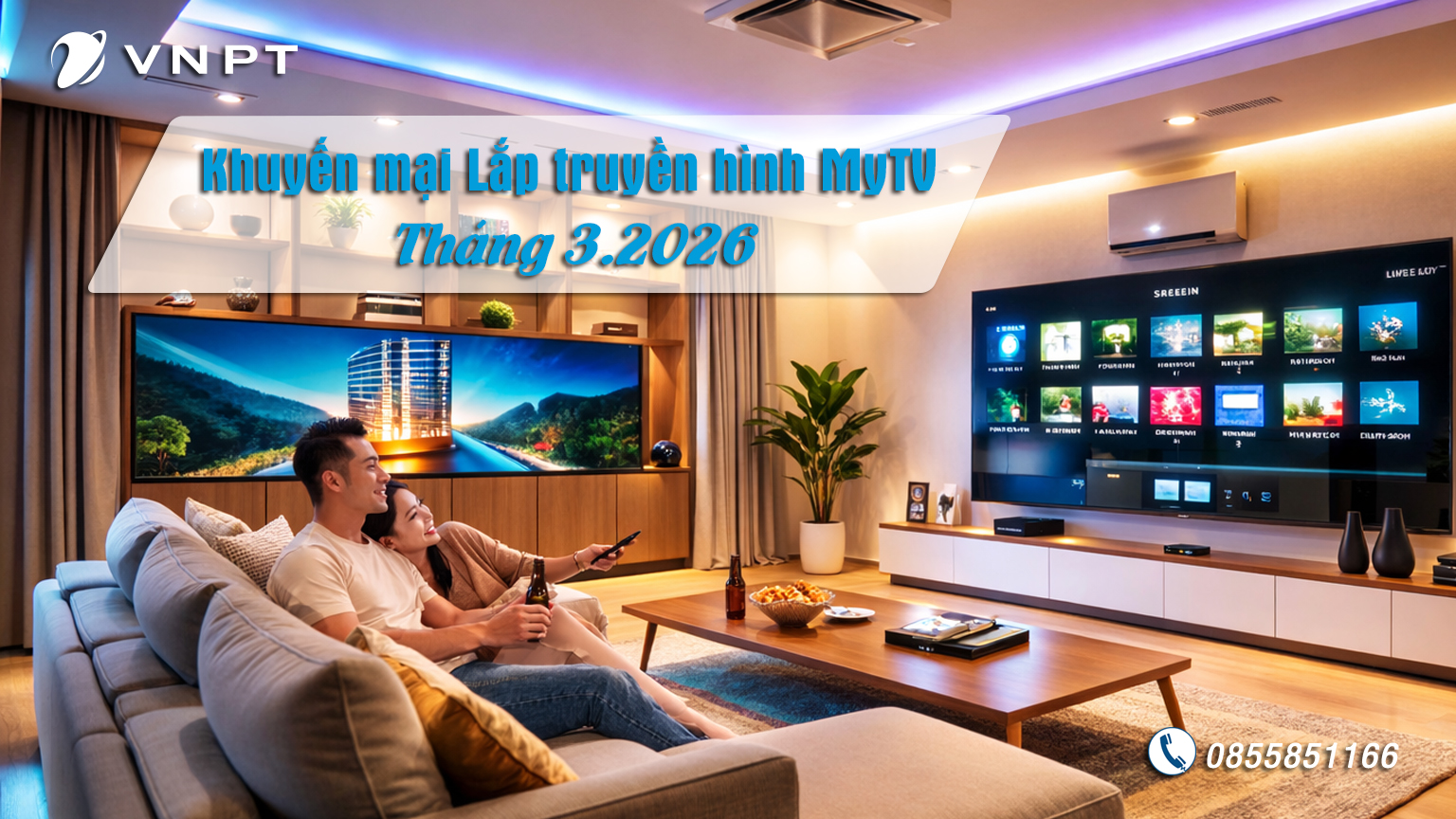 Chương trình khuyến mại lắp truyền hình MyTV tháng 3.2026