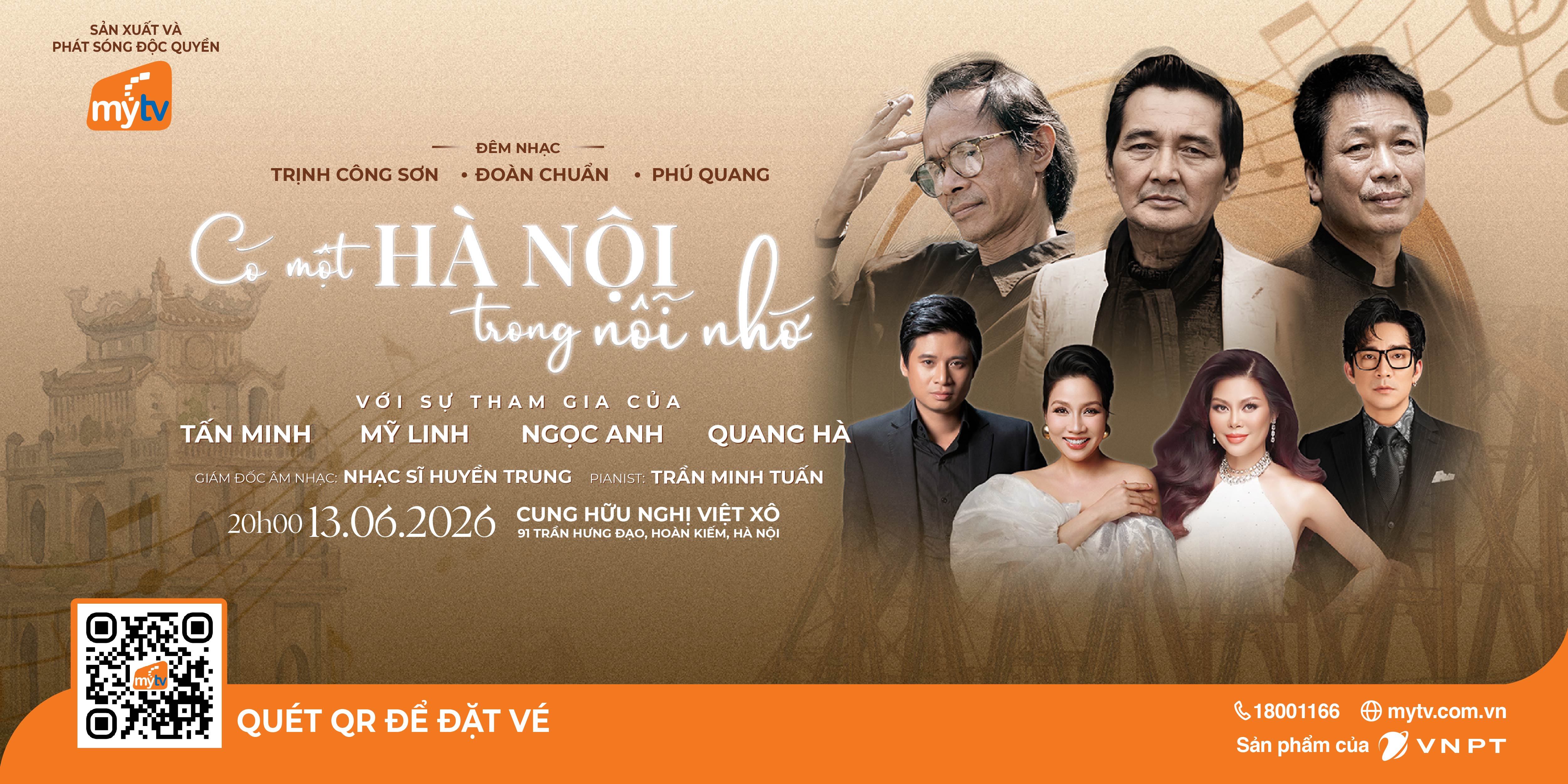 MyTV phát trực tiếp độc quyền đêm nhạc