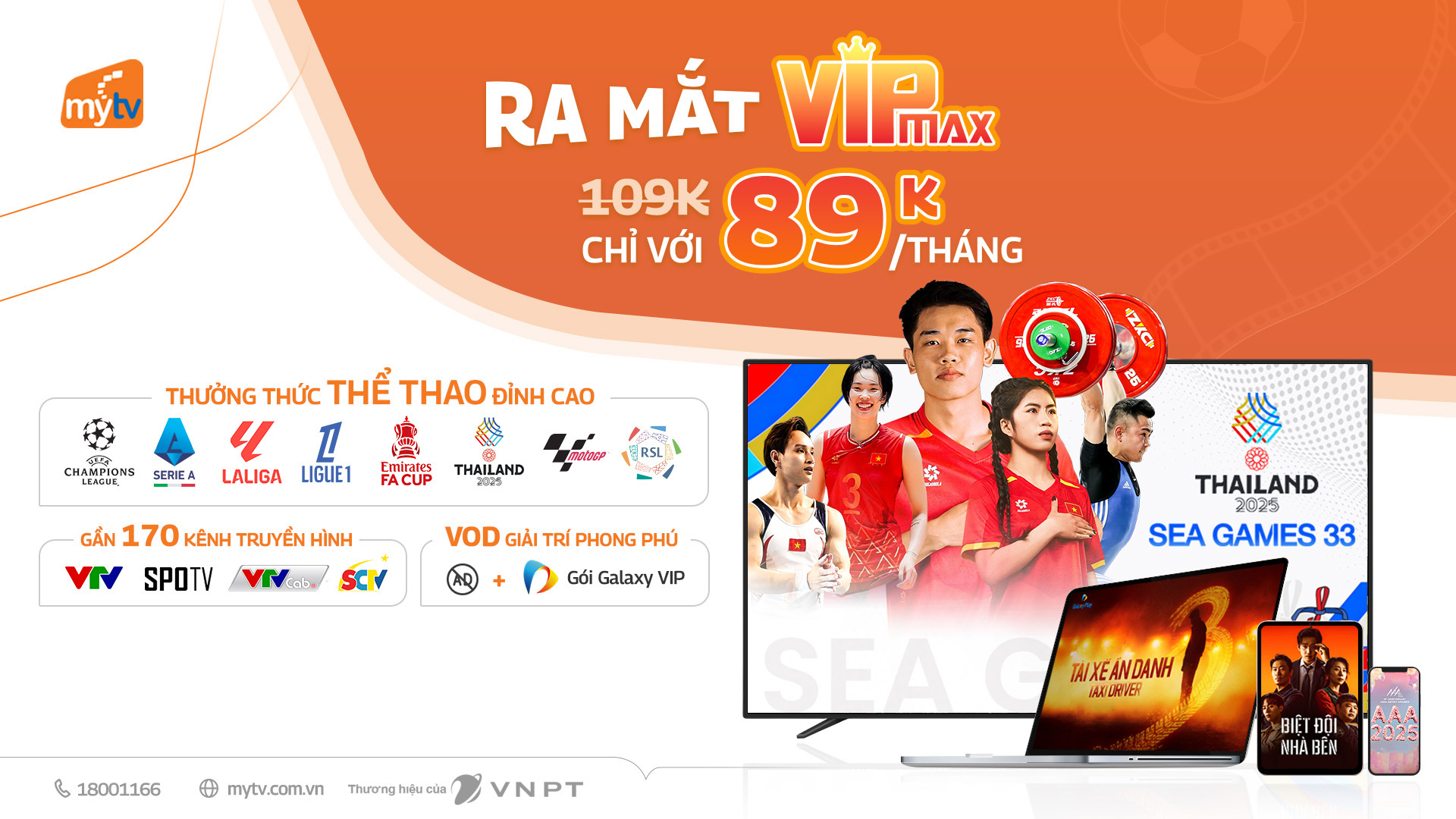 MyTV ra mắt gói VIP Max – đỉnh cao giải trí gia đình