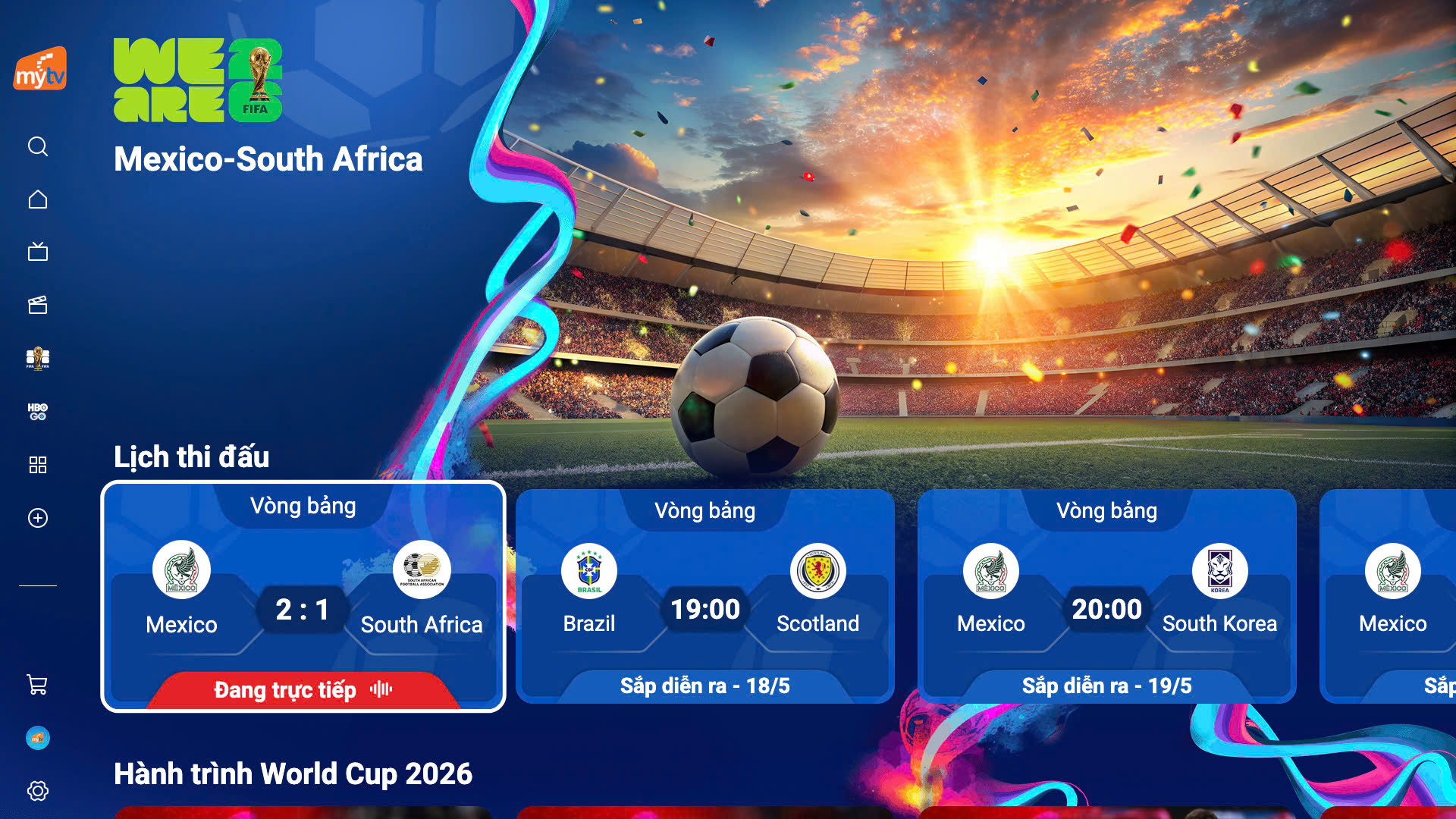 Truyền hình MyTV đồng hành cùng VTV lan tỏa FIFA World Cup 2026