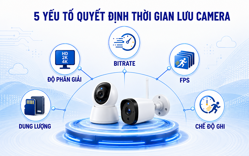 Camera lưu trữ lâu nhất được bao nhiêu ngày