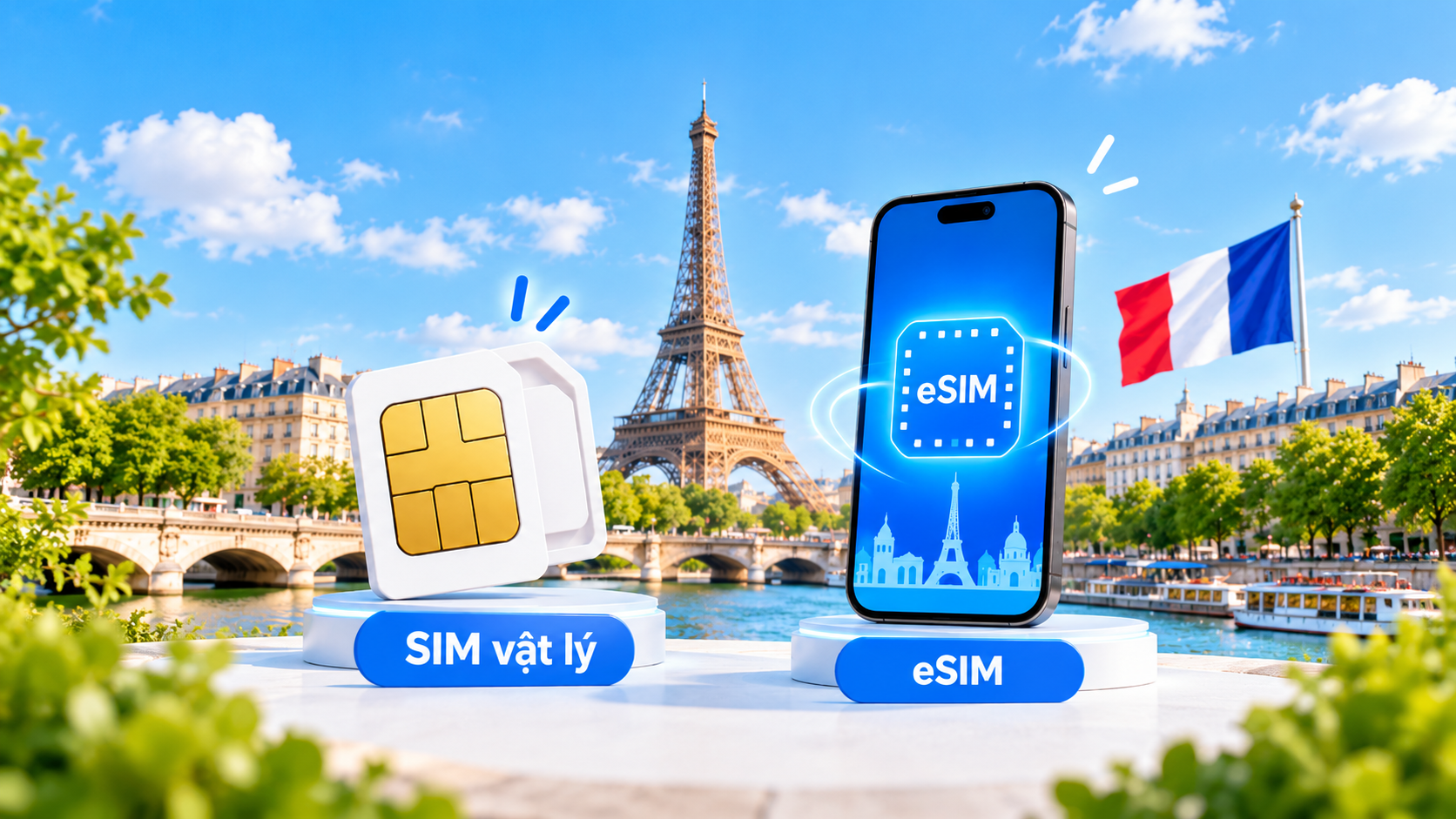 Hướng dẫn chọn SIM du lịch Pháp phù hợp với nhu cầu